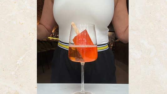 Carmen O'Neal Aperolly Spritz | Aperol Spritz Ice Lollies